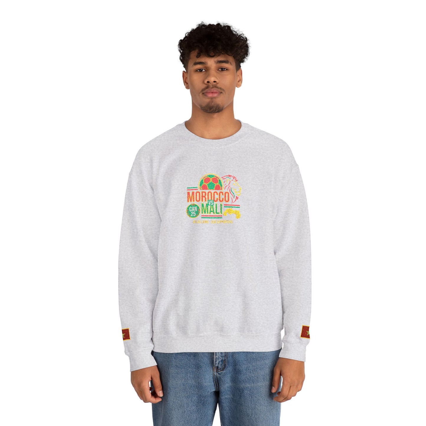 Morocco Mali Crewneck Sweatshirt - Show Your Support for Morocco in the USA