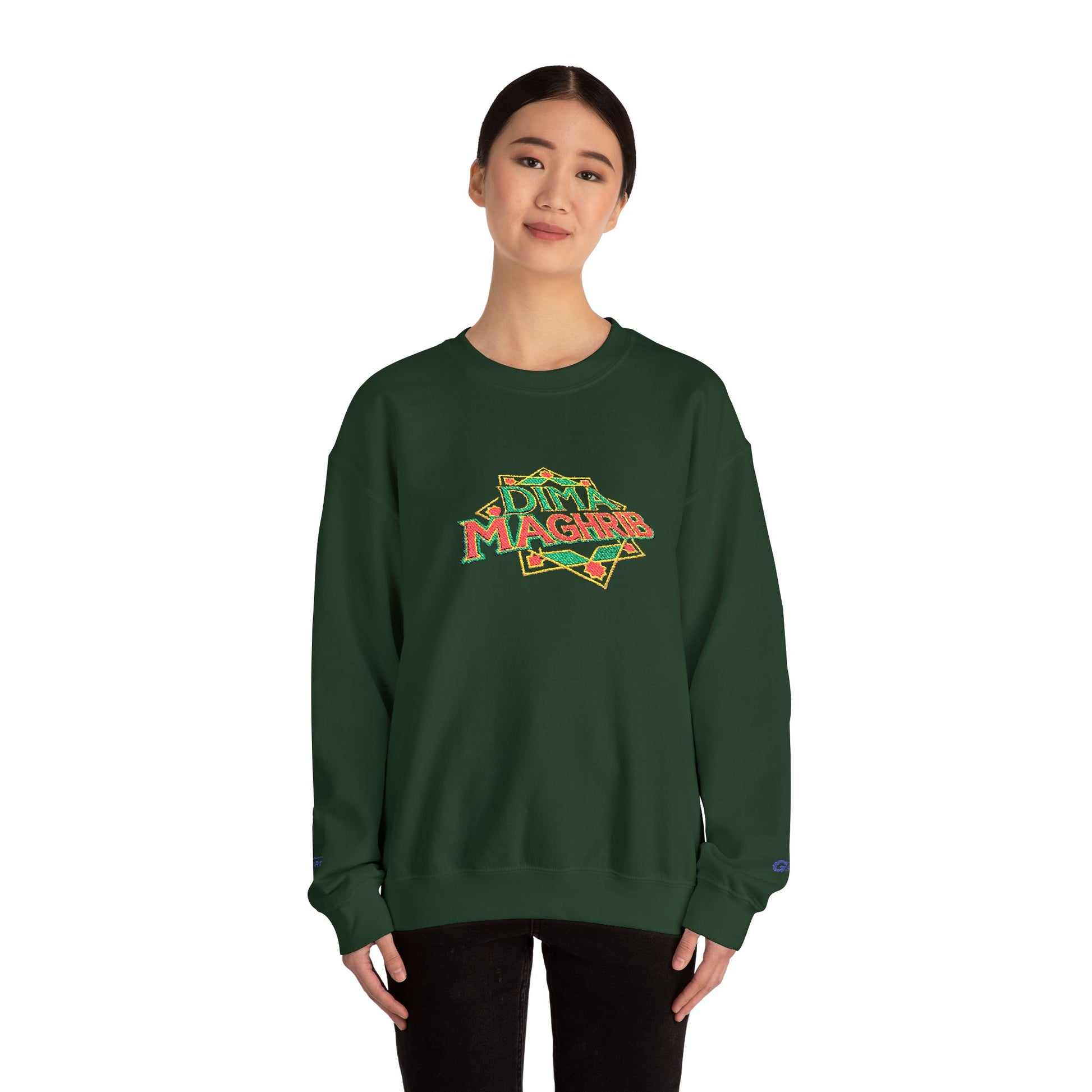 Día de Muertos Sweatshirt - Floral 'Dima Maghrb' Crewneck for Stylish Celebration - Ghita Shop