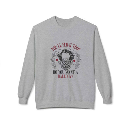 Creepy Chills Sweatshirt - Scary Movie Merch for Horror Apparel Lovers