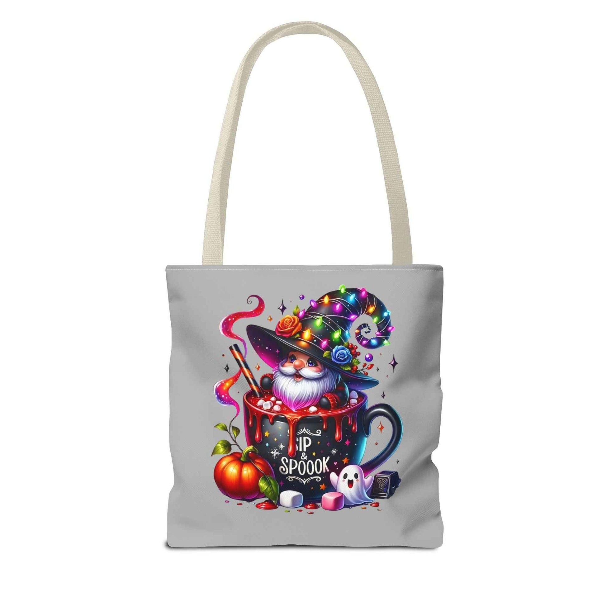 Halloween Gnome Tote Bag for Whimsical Shopping Adventures