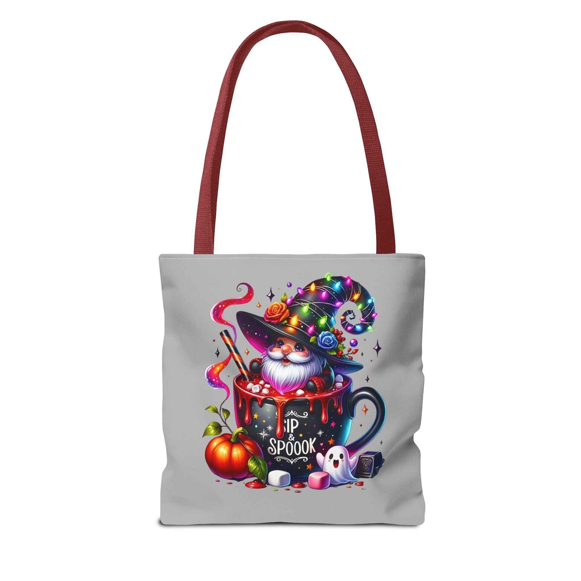 Halloween Gnome Tote Bag for Whimsical Shopping Adventures