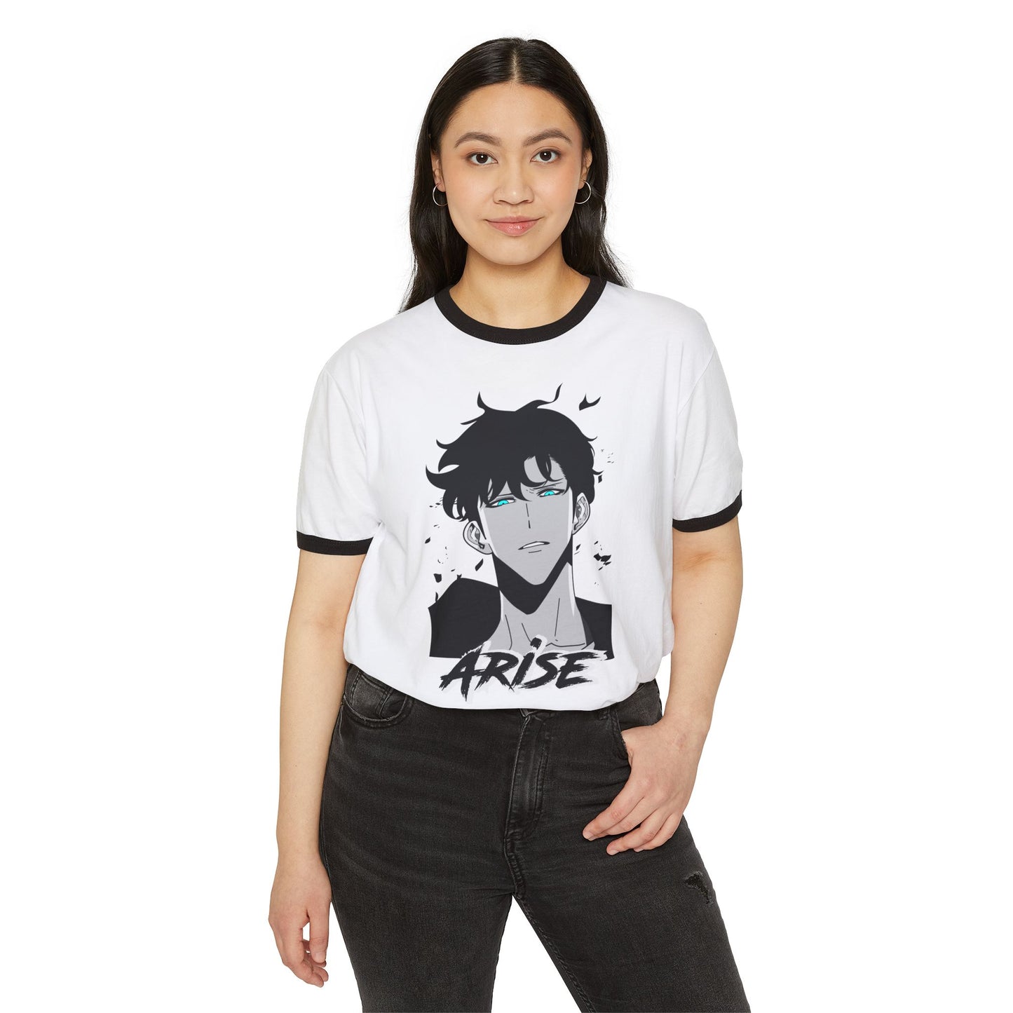 Anime Arise Graphic T-Shirt — Dark Anime Awakening Streetwear Tee